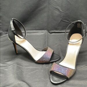 Aldo Black Heels with Sleek Stiletto and Ankle Strap